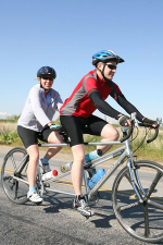 photo of tandem riders